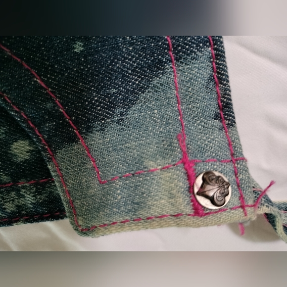 NWOT Affliction Small Denim Bag. Blue jean color. Crossbody. - Picture 3 of 8